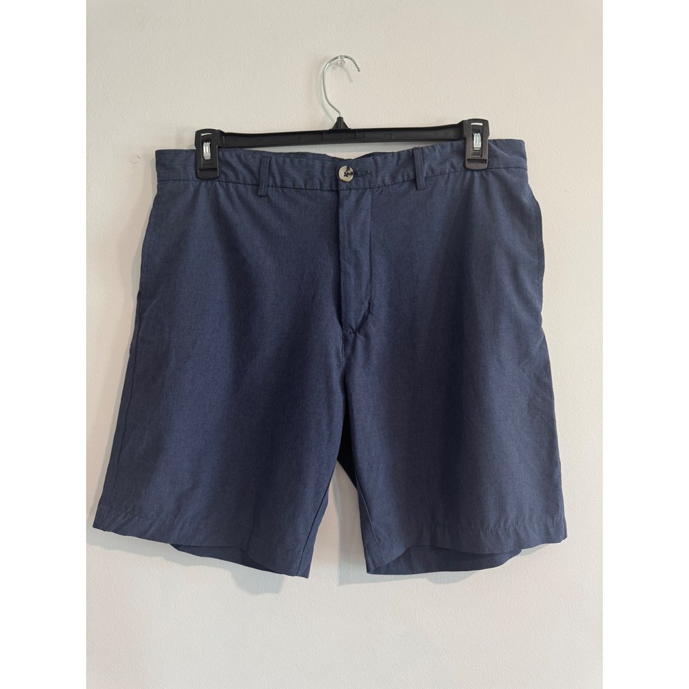 TailorByrd Collection Chino‎ Shorts Mens 36 Navy Blue Flamingo Print Lining